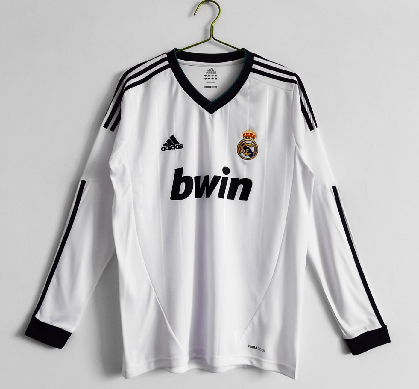 Real Madrid 12/13 Home Retro Shirt - Long Sleeve