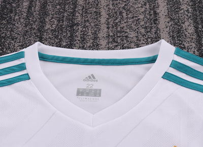 Real Madrid 17/18 Children's Home Retro Set - Long Sleeve