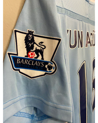 Manchester City 11/12 Home Retro Shirt - Kun Agüero #16 (+Patches)