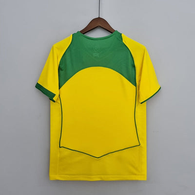 Brazil 2004 Home Retro Shirt