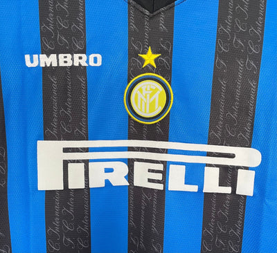 Inter Milan 97/98 Home Retro Shirt - Long Sleeve