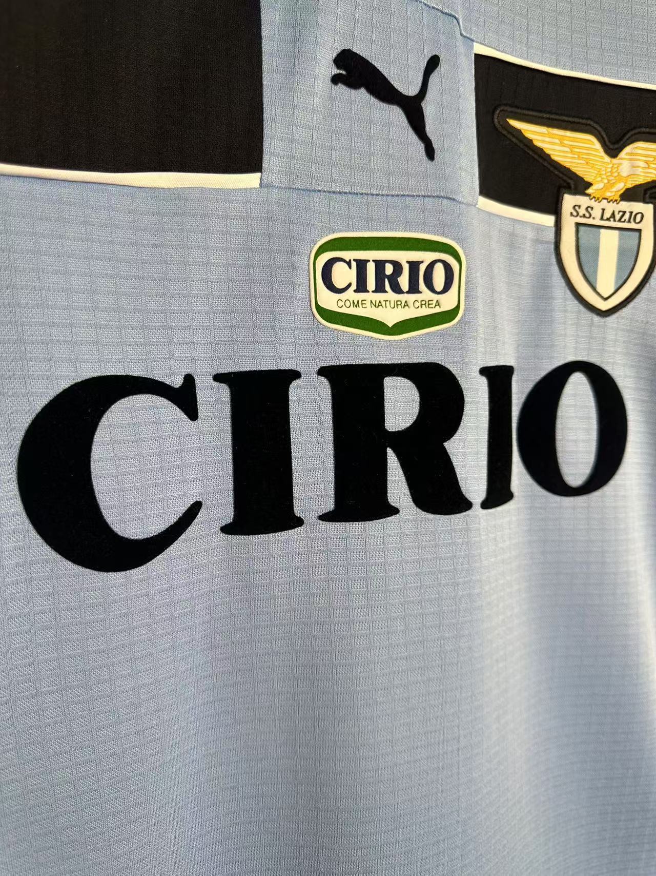 Lazio 98/99 Home Retro Shirt - Long Sleeve