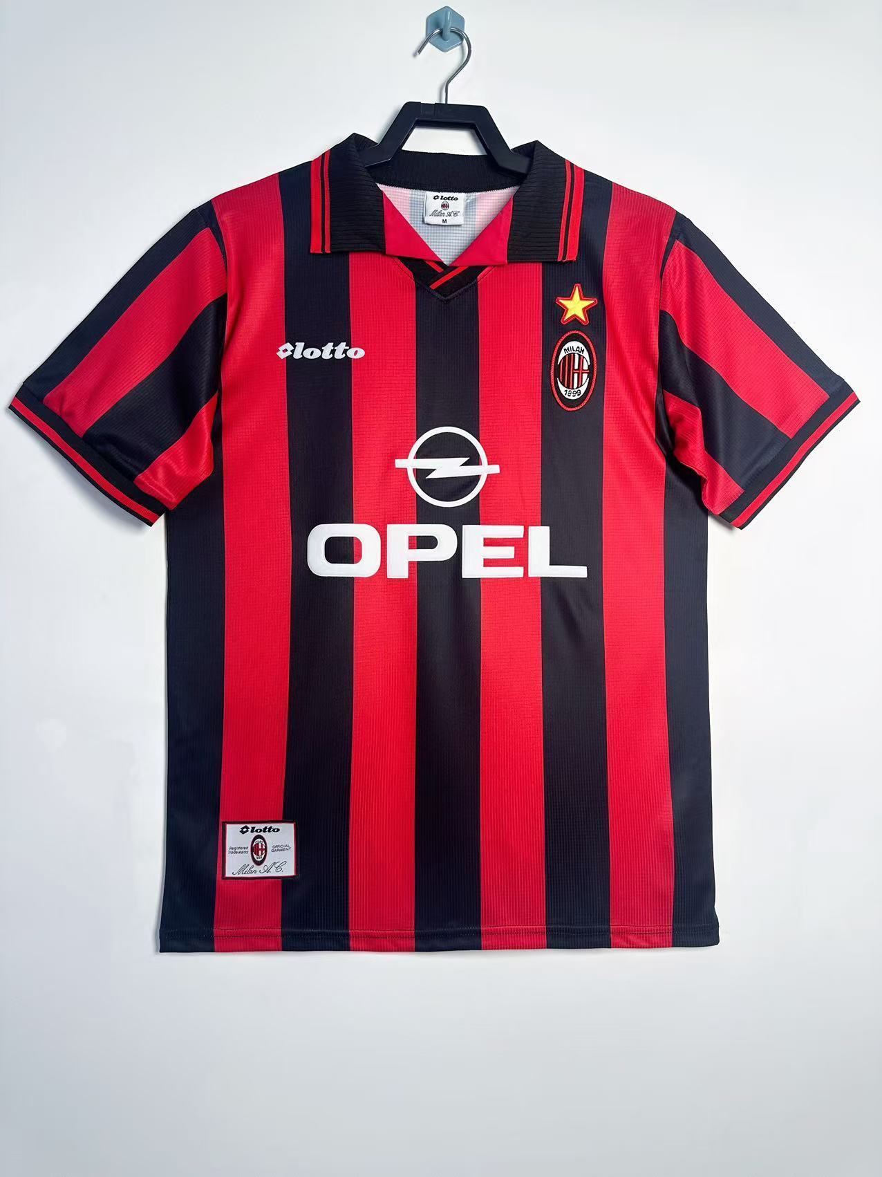 Milan 97/98 Home Retro Shirt