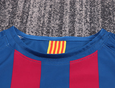 Barcelona 05/06 Children's Home Retro Set - Long Sleeve