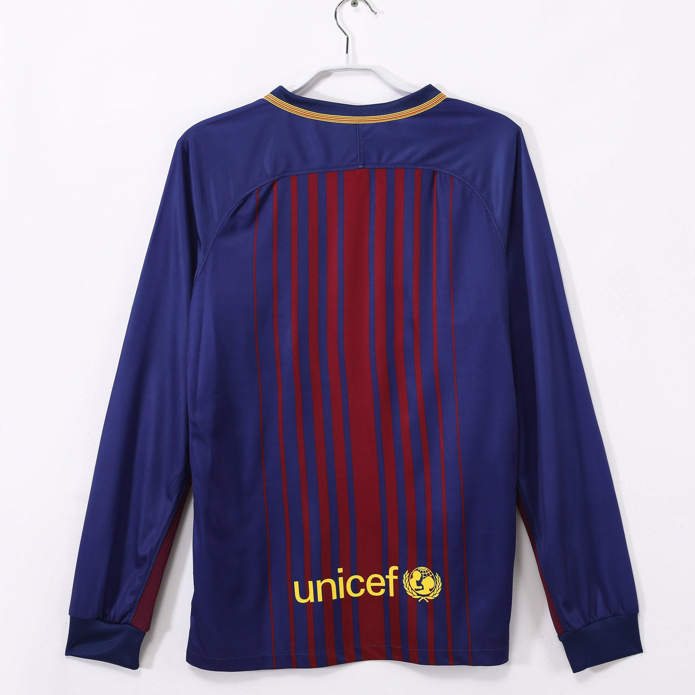 Barcelona 17/18 Home Retro Shirt - Long Sleeve