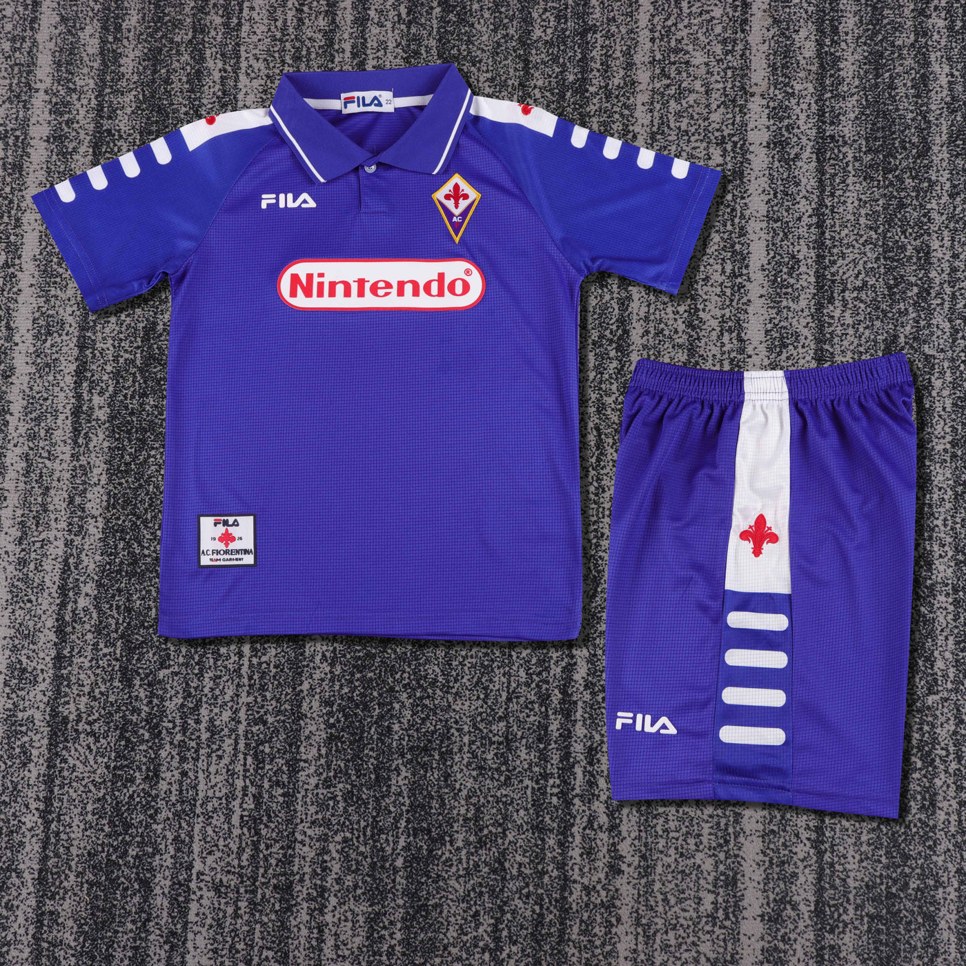 Fiorentina 98/99 Children's Home Retro Set