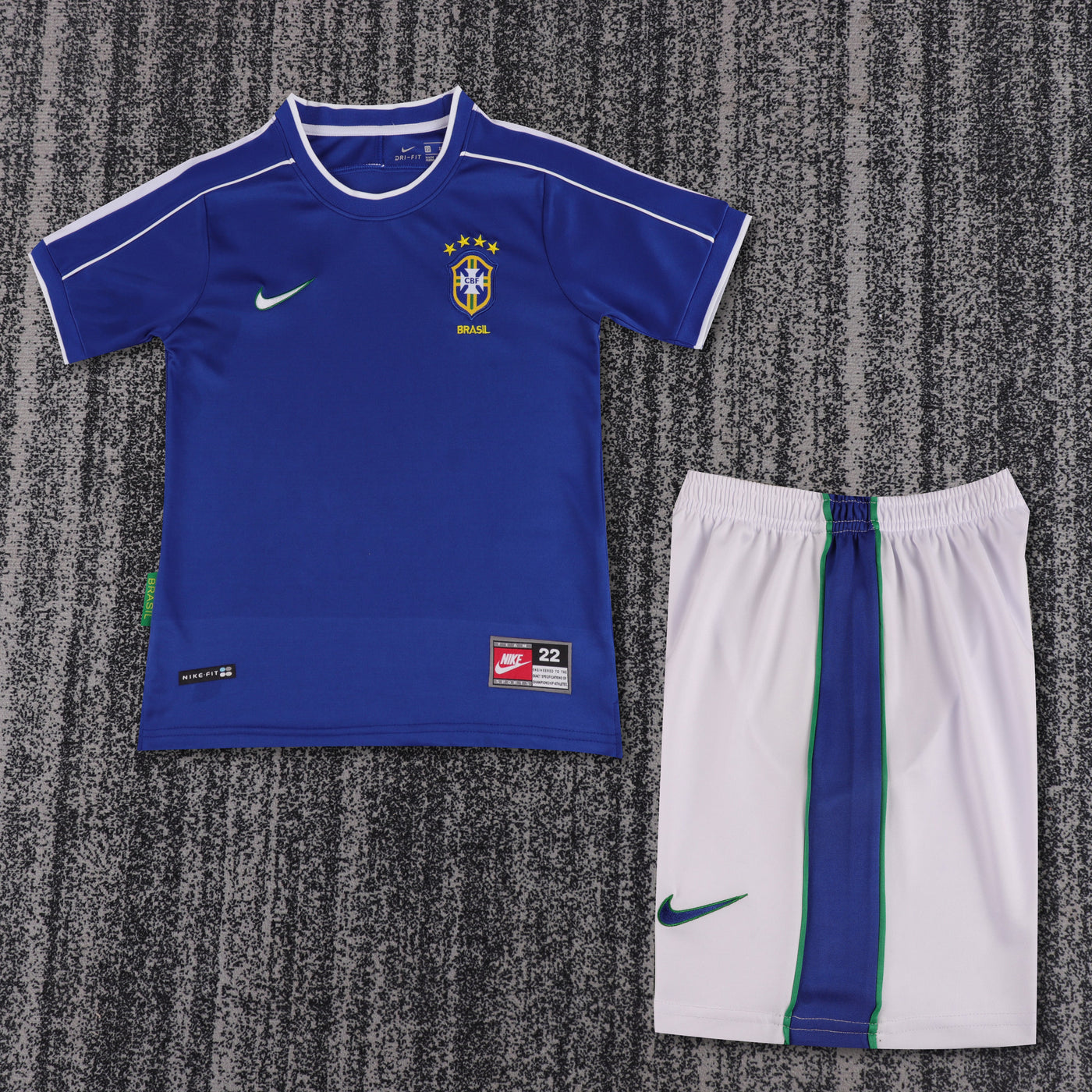 Brazil 1998 Children's Away Retro Set