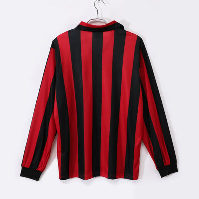 Milan 88/89 Home Retro Shirt - Long Sleeve