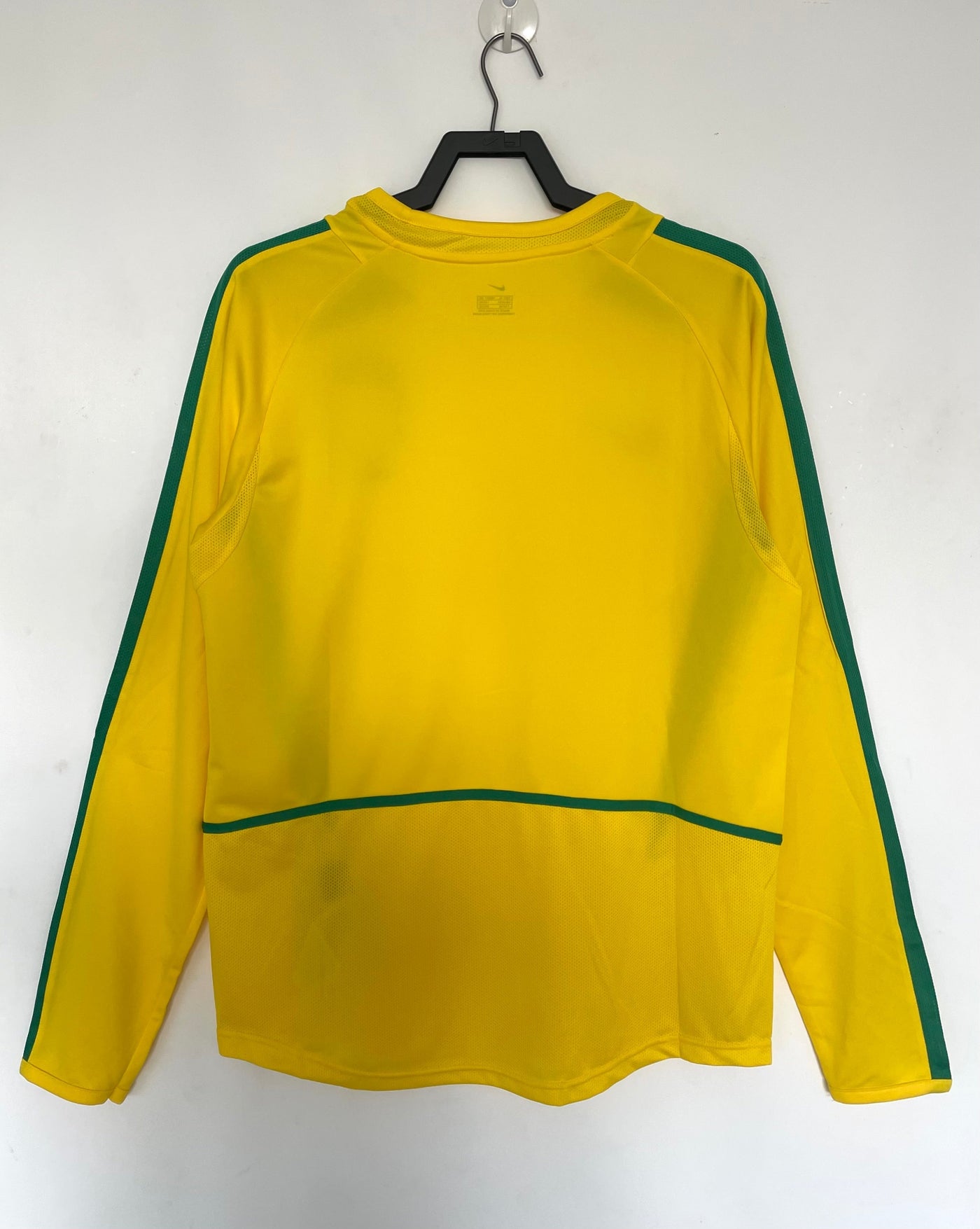 Brazil 2002 Home Retro Shirt - Long Sleeve
