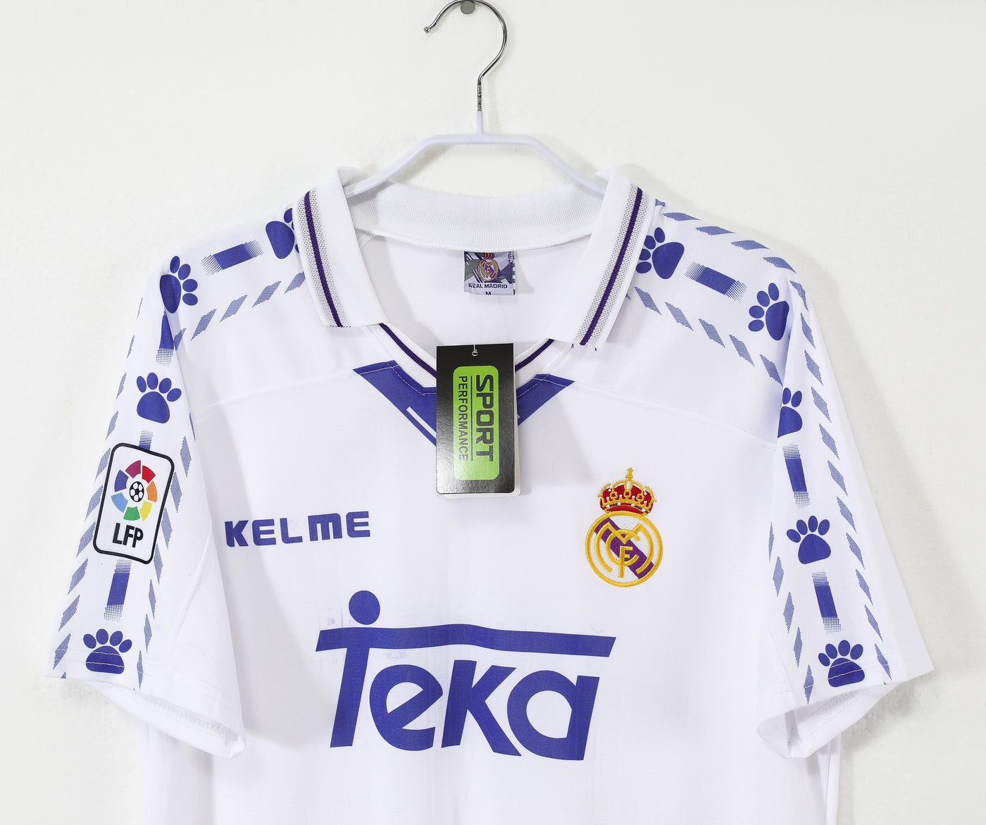 Real Madrid 1996∕97 Home Retro Shirt