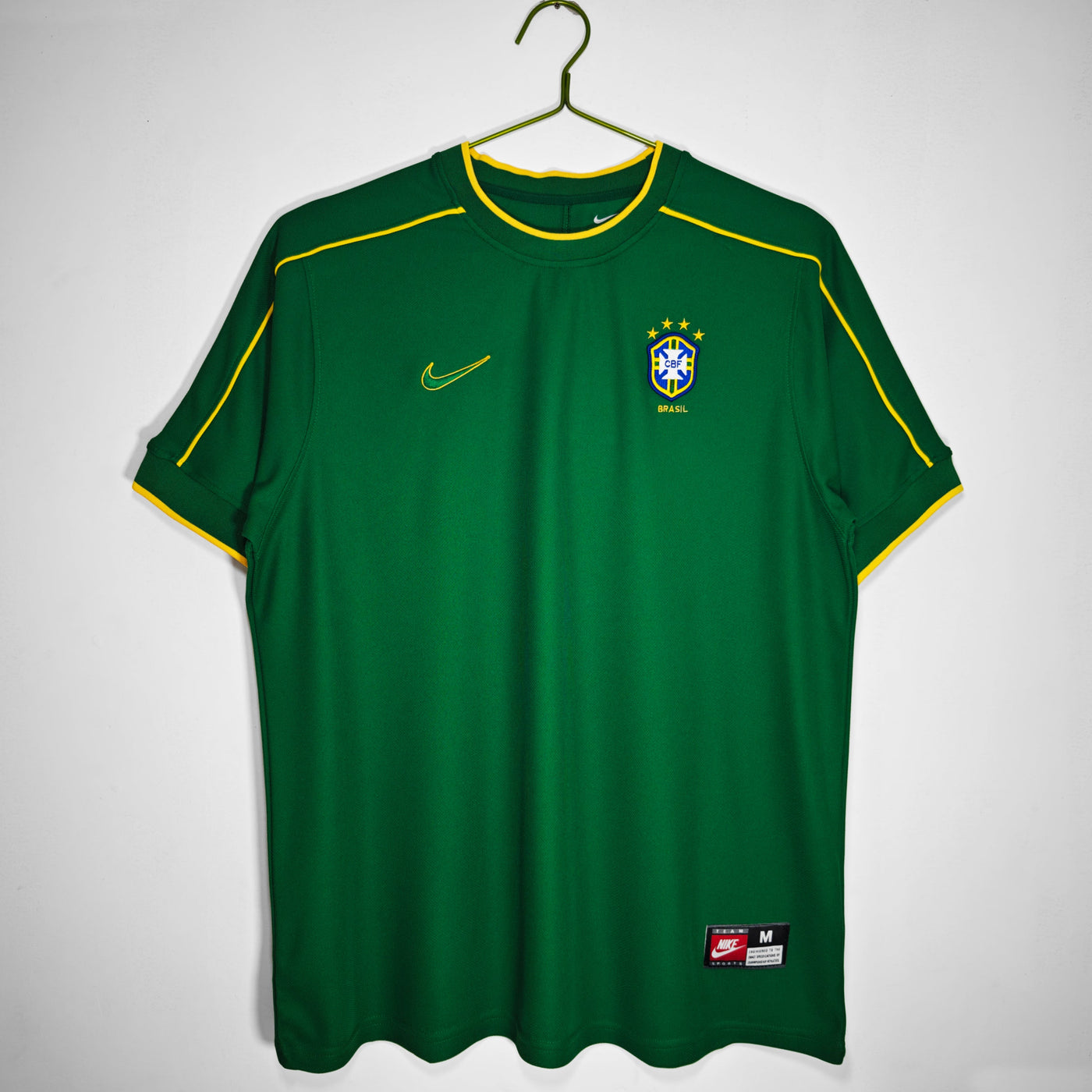 Brazil 1998 Goalkeeper Home Retro Shirt