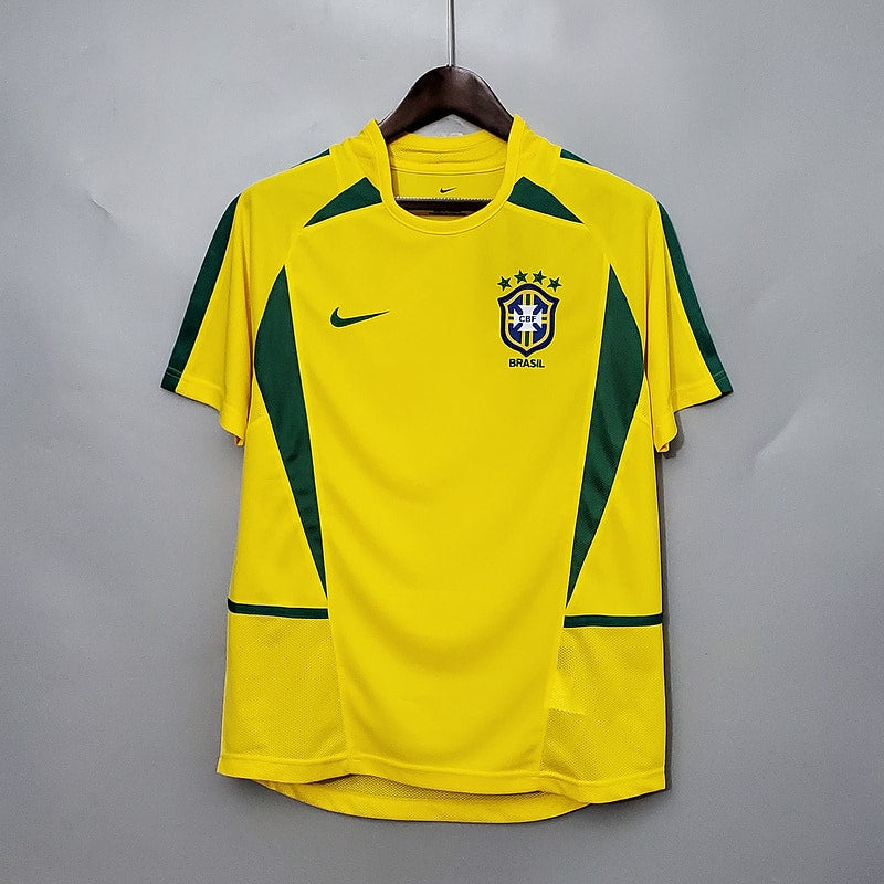 Brazil 2002 Home Retro Shirt