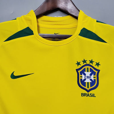 Brazil 2002 Home Retro Shirt