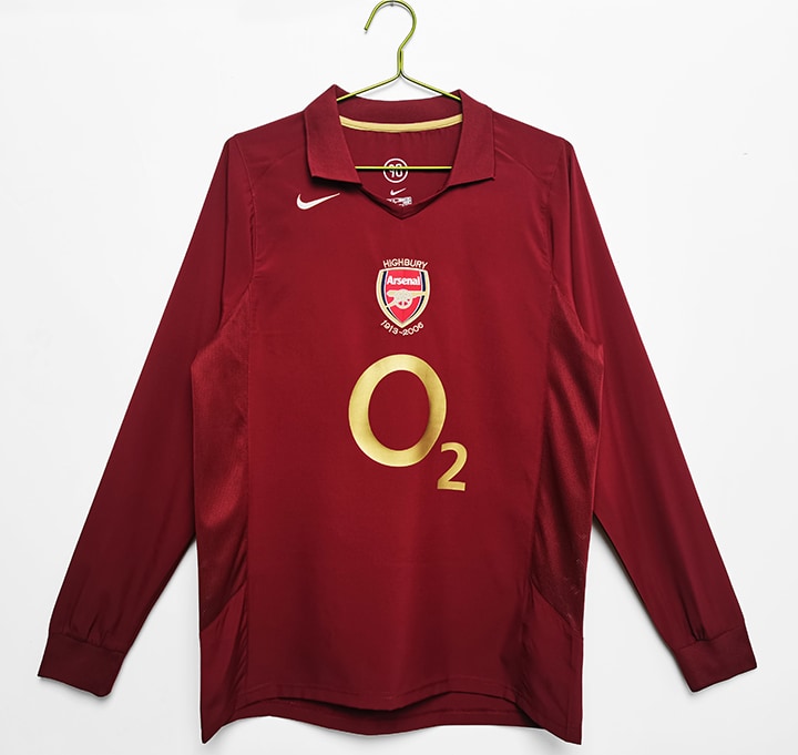 Arsenal 05/06 Home Retro Shirt - Long Sleeve