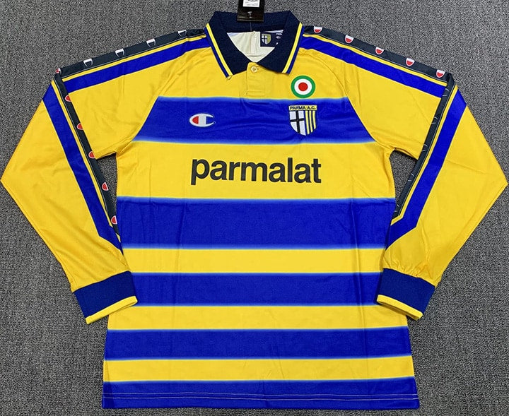 Parma 99/00 Home Retro Shirt Long Sleeve