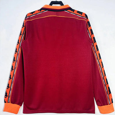Roma 1998/99 Home Retro Shirt - Long Sleeve