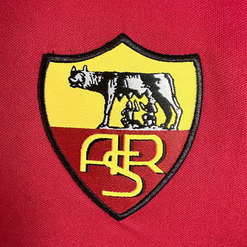 Roma 1998/99 Home Retro Shirt - Long Sleeve