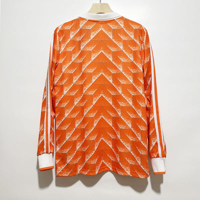 Netherlands 1988 Home Retro Shirt - Long Sleeve