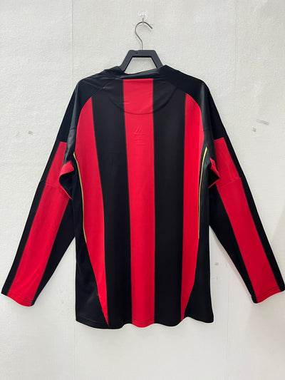 Milan 10/11 Home Retro Shirt - Long Sleeve