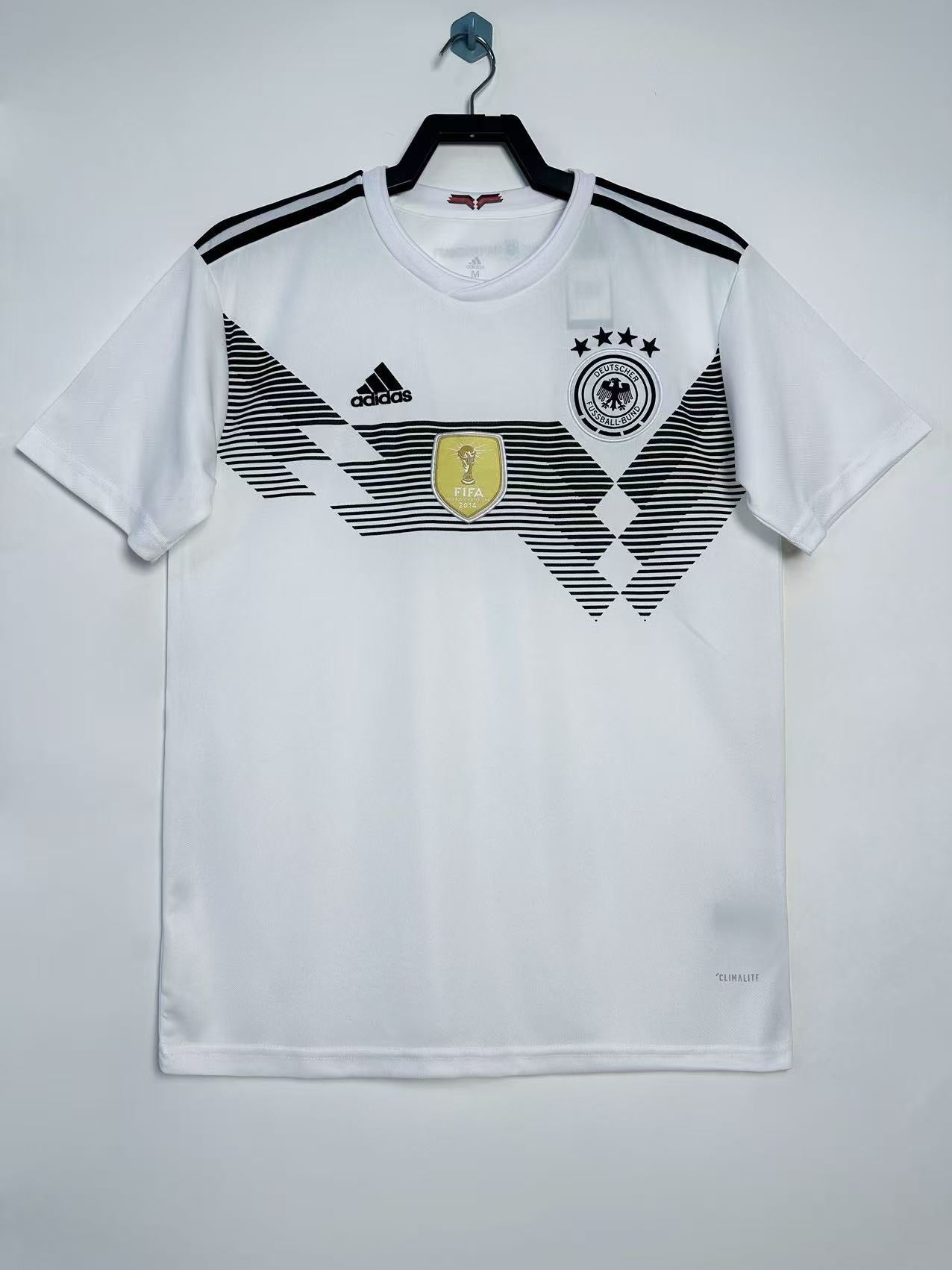 Germany 2018 Home Retro Shirt (+Patches)
