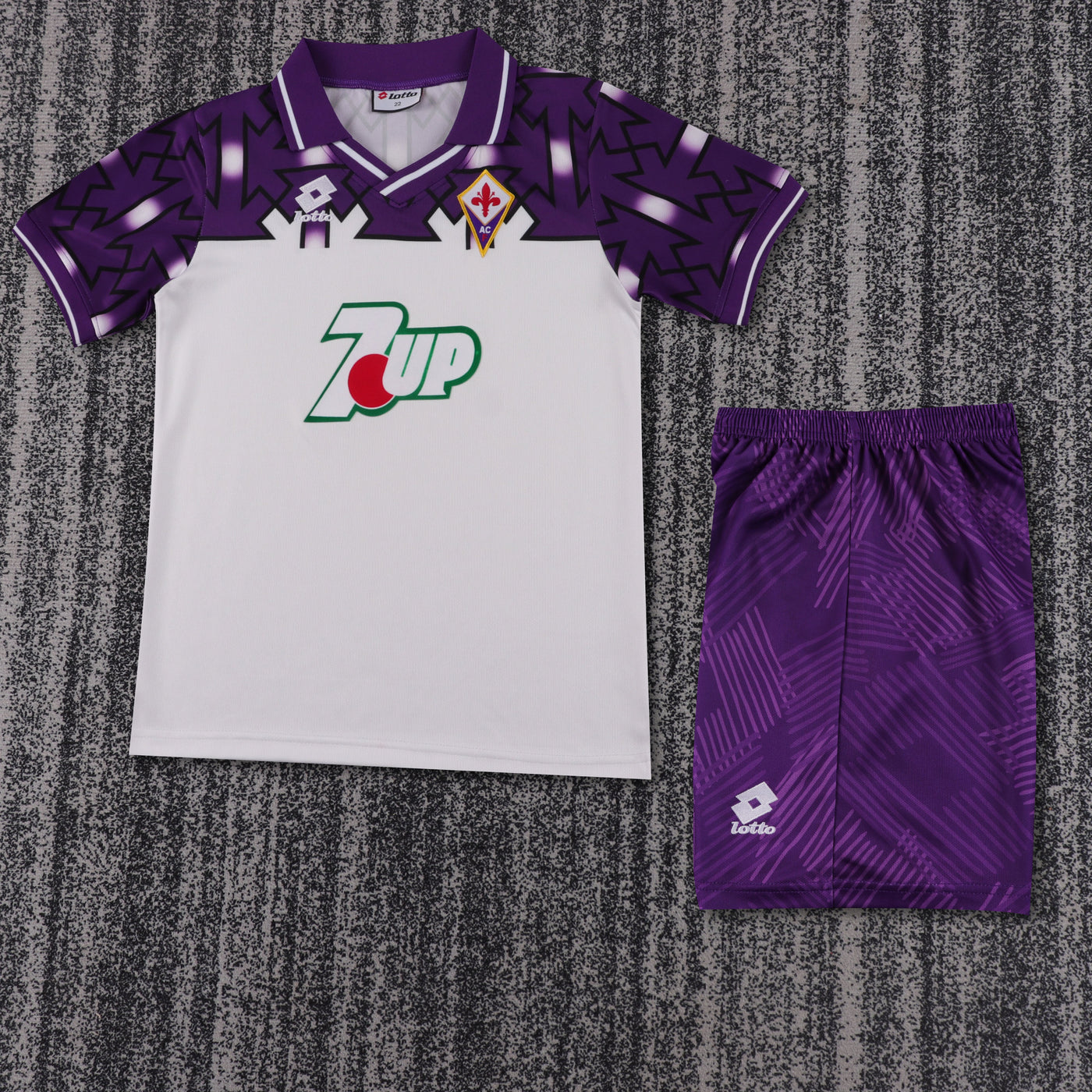Fiorentina 92/93 Children's Away Retro Set
