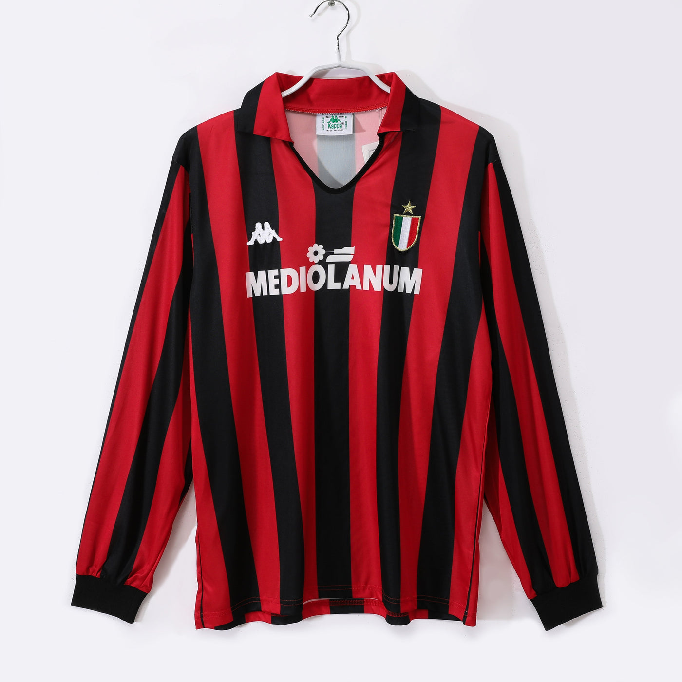 Milan 88/89 Home Retro Shirt - Long Sleeve