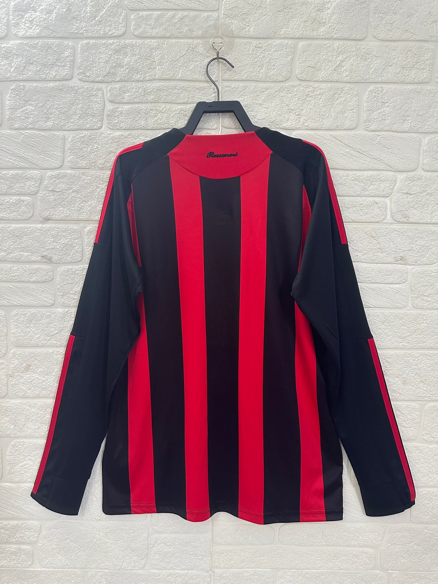 Milan 08/09 Home Retro Shirt - Long Sleeve