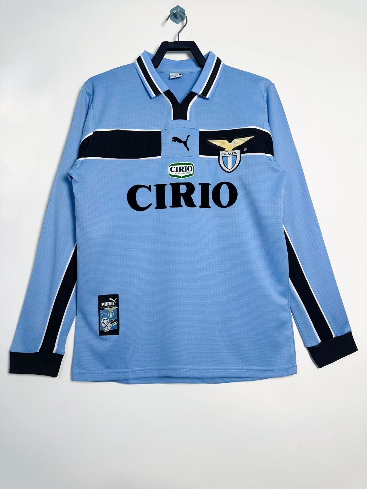 Lazio 98/99 Home Retro Shirt - Long Sleeve