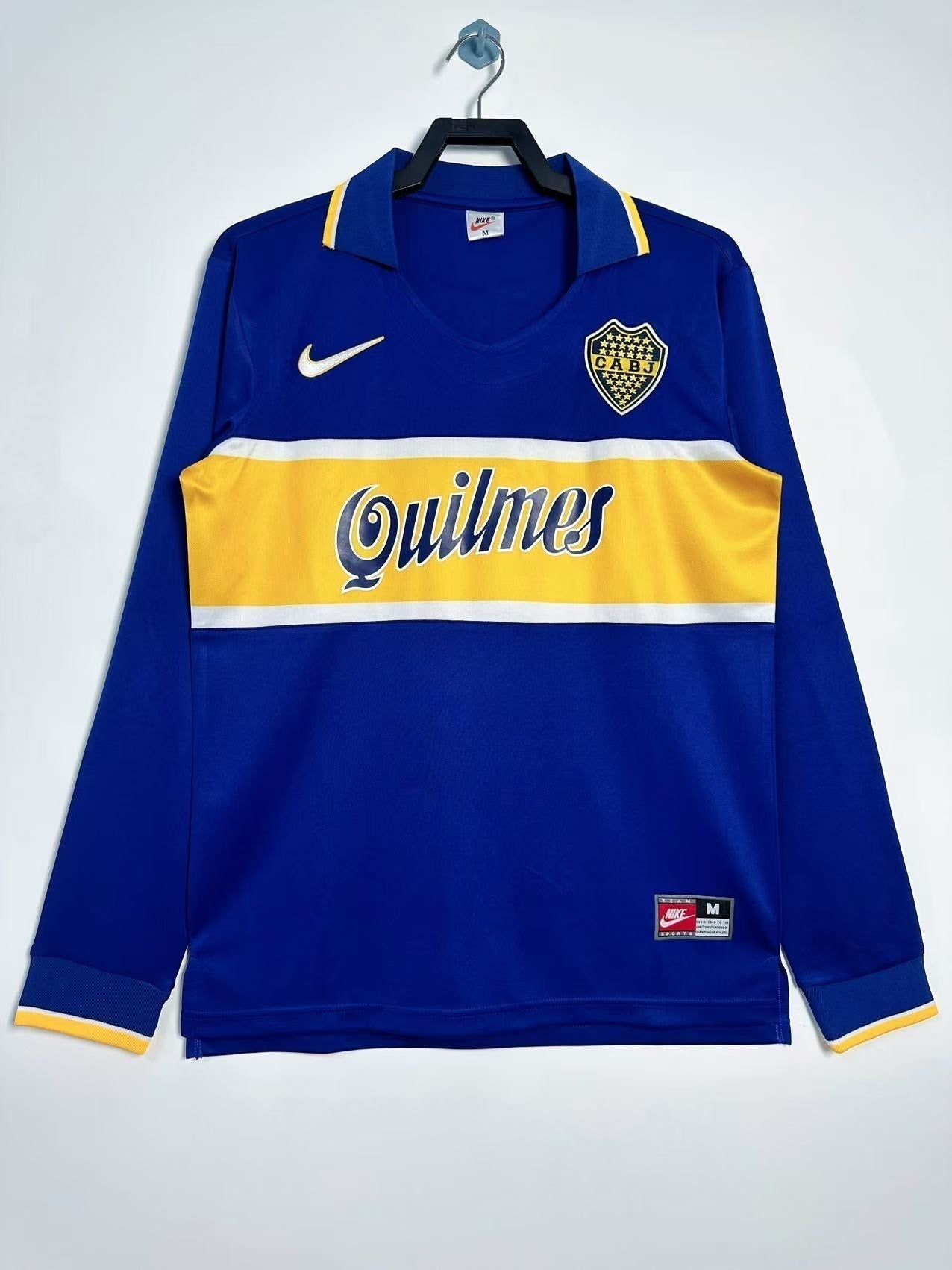 Boca Juniors 96/97 Home Retro Shirt - Long Sleeve