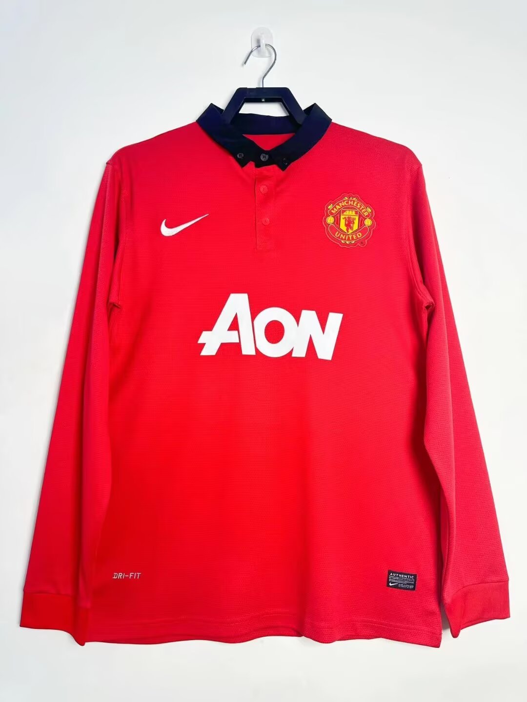 Manchester United 13/14 Home Retro Shirt - Long Sleeve