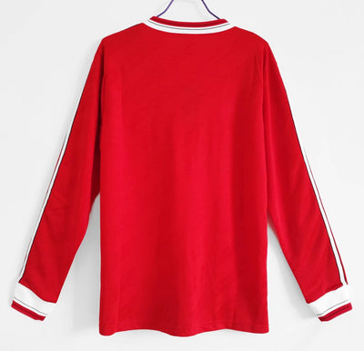 Manchester United 86/88 Home Retro Shirt - Long Sleeve