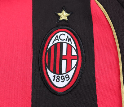 Milan 06/07 Children's Home Retro Set - Long Sleeve