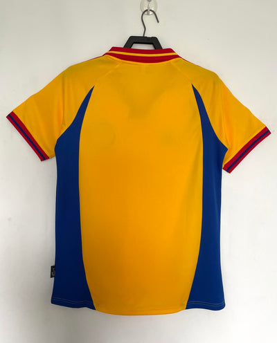 Romania 2000 Home Retro Shirt (+Patches)