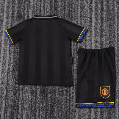 Manchester United 93/94 Children's Away Retro Set