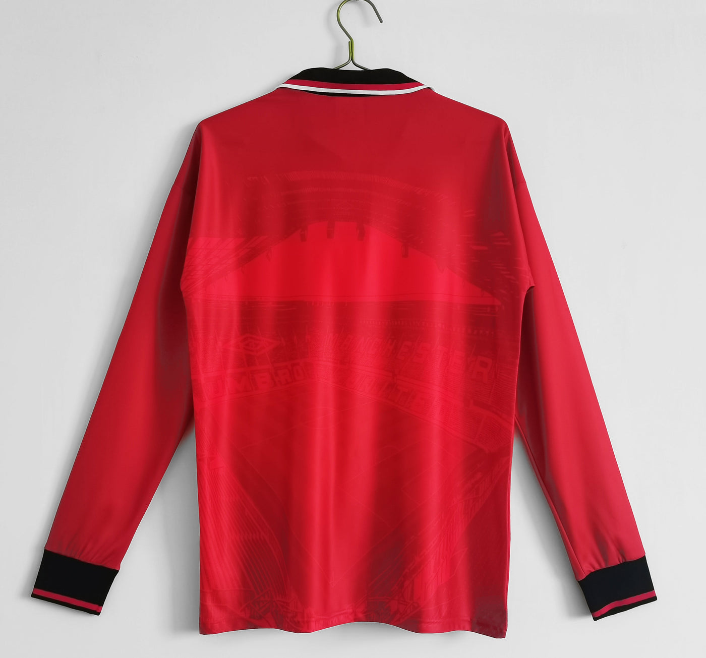 Manchester United 94/96 Home Retro Shirt - Long Sleeve