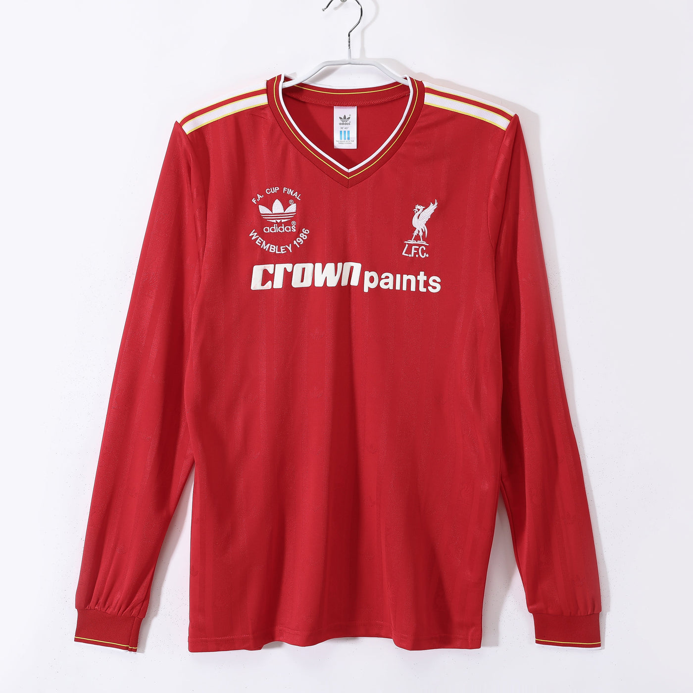 Liverpool 85/86 Home Retro Shirt - Long Sleeve