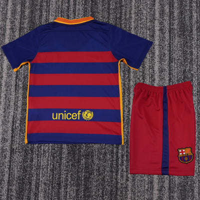 Barcelona 15/16 Children's Home Retro Set