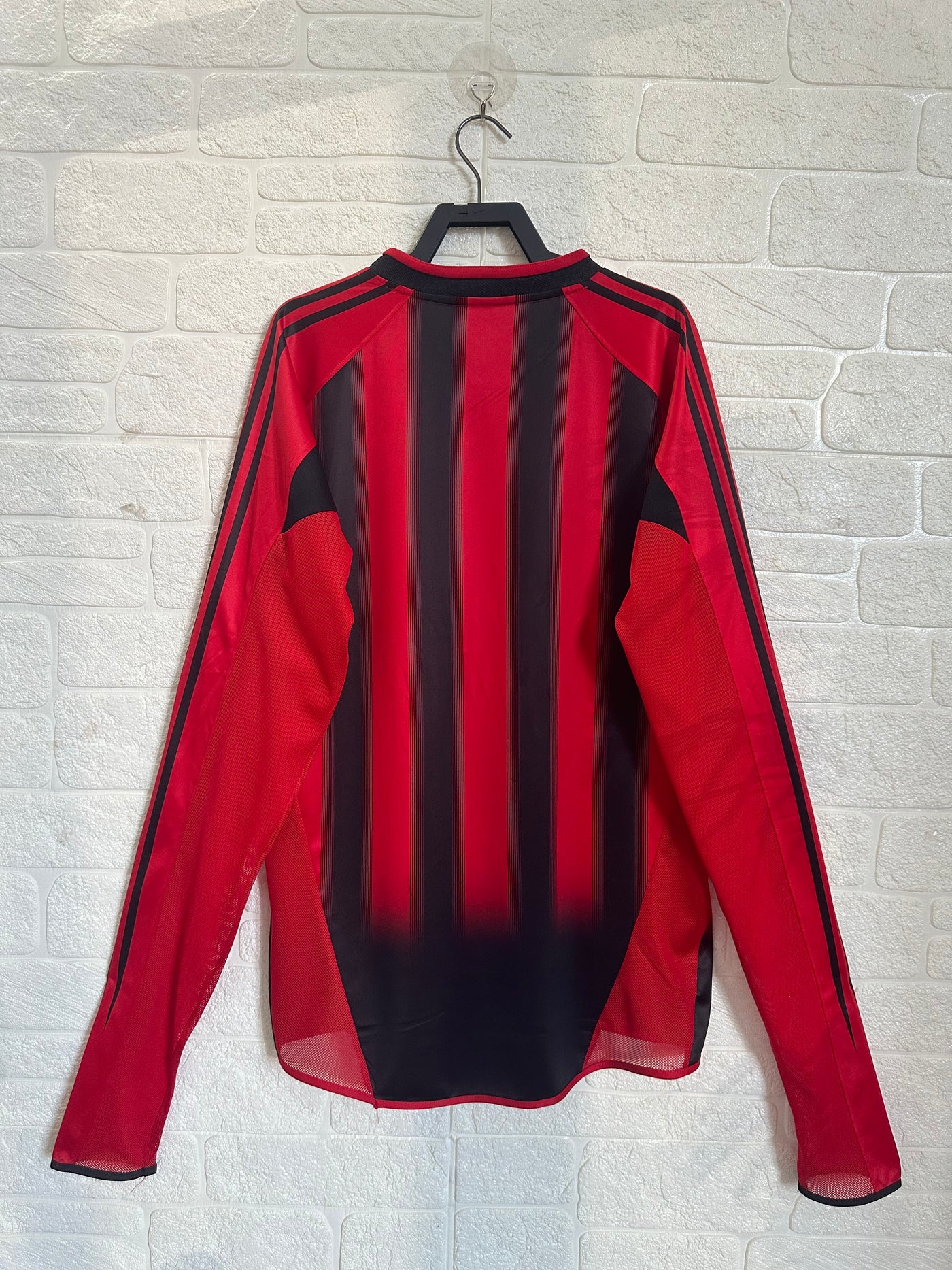 Milan 04/05 Home Retro Shirt - Long Sleeve