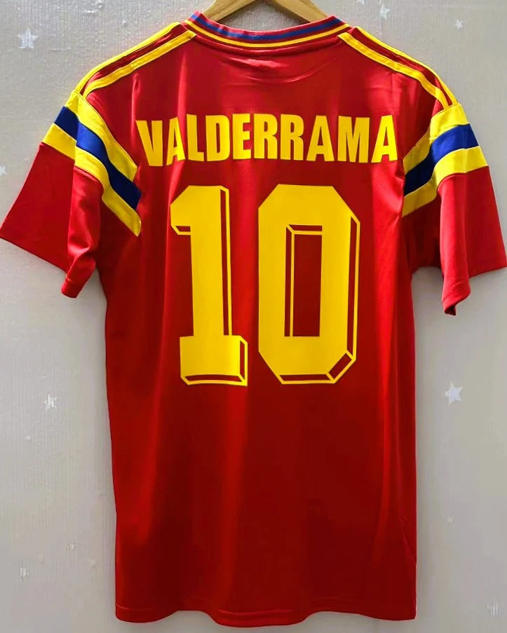 Colombia 90/91 Home Retro Shirt - VALDERRAMA #10