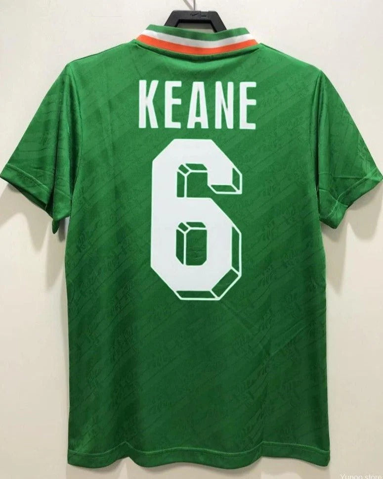 Ireland 94/95 Home Retro Shirt - KEANE #6