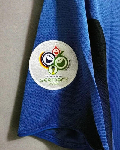 Italy 06/07 Home Retro Shirt - CANNAVARO #5 (+Patches)