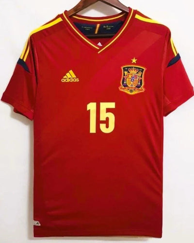 Spain 12/13 Home Retro Shirt - RAMOS #15