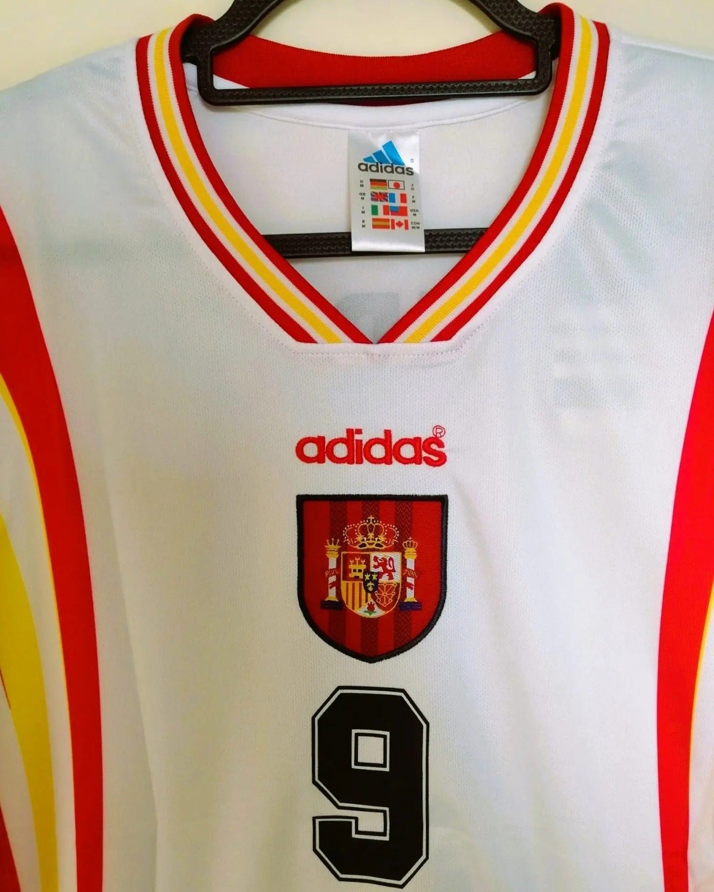 Spain 96/97 Third Retro Shirt - HIERRO #9