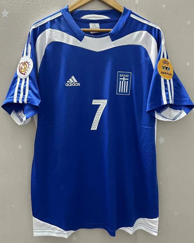 Greece 04/05 Home Retro Shirt - ZAGORAKIS #7 (+Patches)