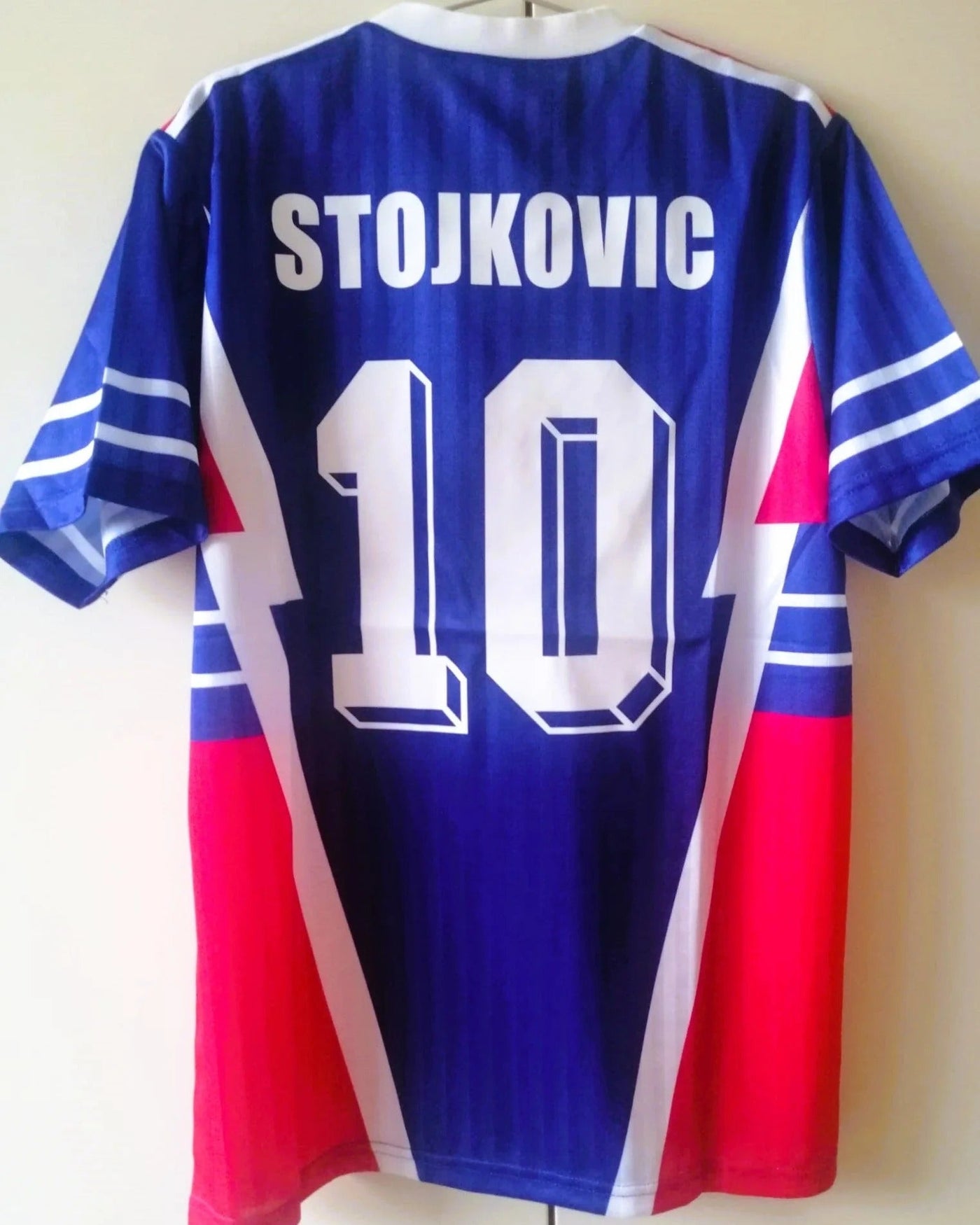 Yugoslavia 90/91 Home Retro Shirt - STOJKOVIC #10