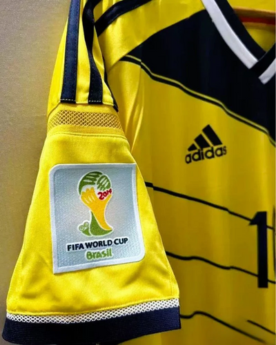 Colombia 14/15 Home Retro Shirt - JAMES #10 (+Patches)