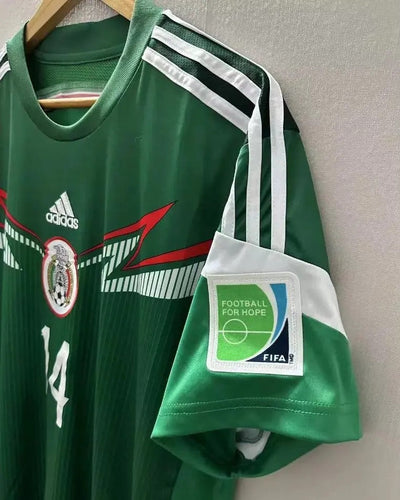 Mexico 14/15 Home Retro Shirt - CHICHARITO #14 (+Patches)