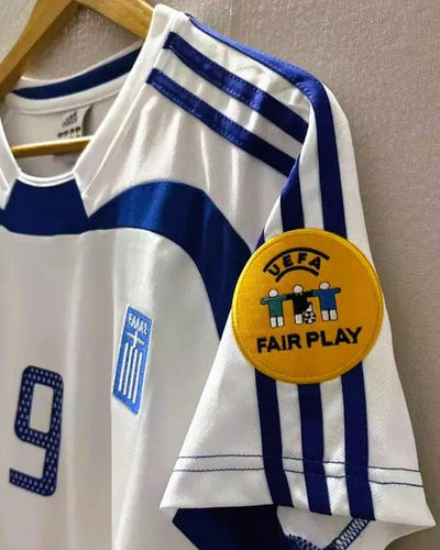 Greece 04/05 Away Retro Shirt - CHARISTEAS ANGELOS #9 (+Patches)