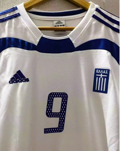 Greece 04/05 Away Retro Shirt - CHARISTEAS ANGELOS #9 (+Patches)