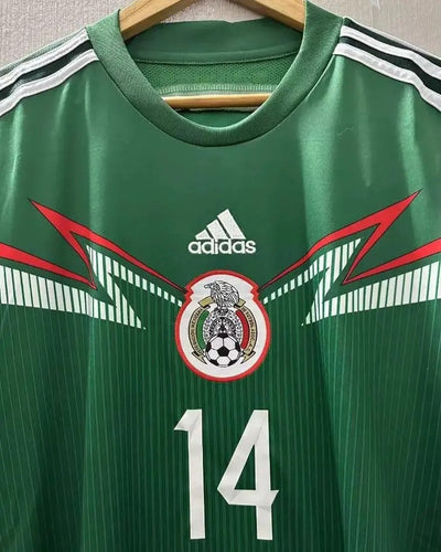 Mexico 14/15 Home Retro Shirt - CHICHARITO #14 (+Patches)